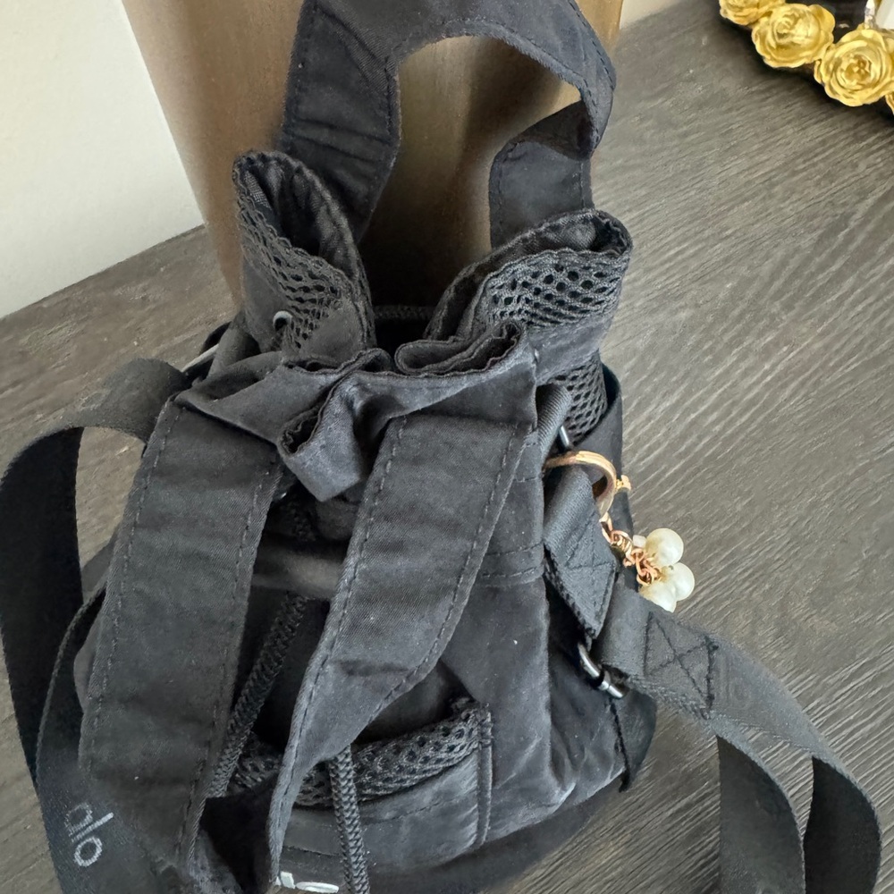 ALO Yoga Black Drawstring Backpack - image 3